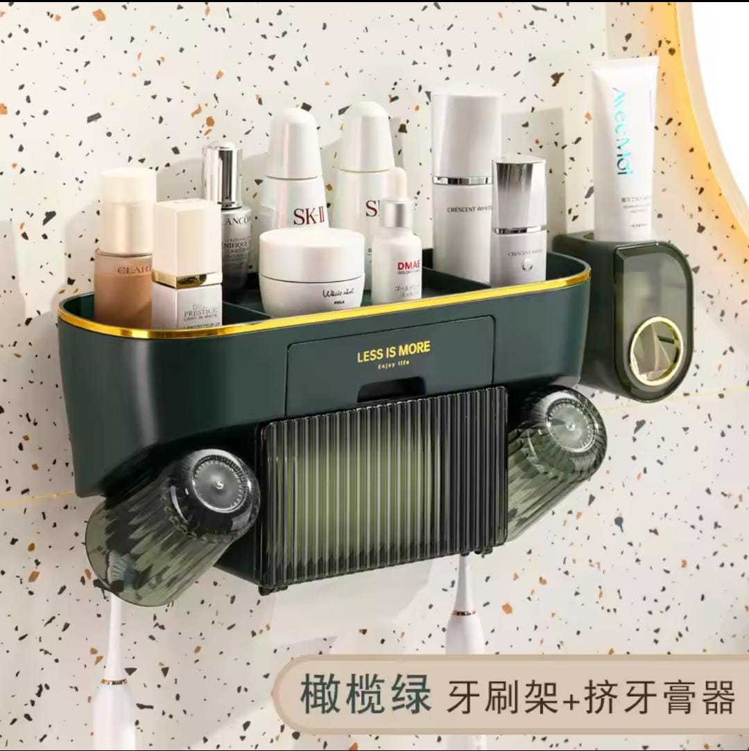 Luxury multifunctional Toothbrush holder and squeezer | - Elegant Households KE