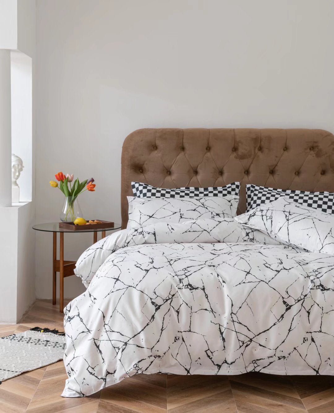 Luxury Nordic style Cotton Microfiber Duvet cover sets | - Elegant Households KE