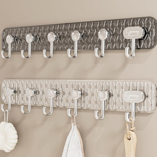 Luxury Six - Row Adhesive Hooks | - Elegant Households KE