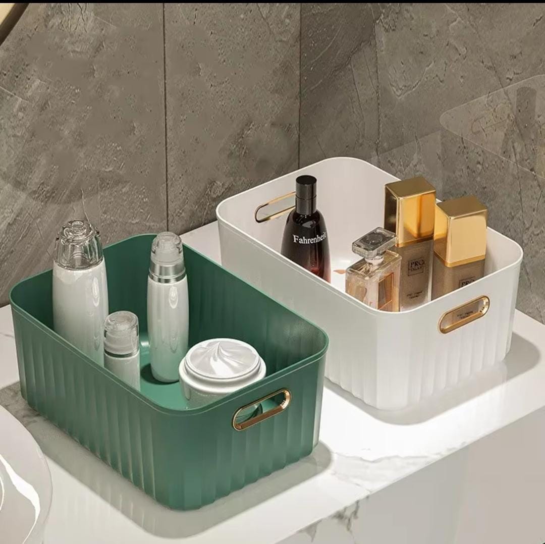 Luxury storage basket with lid | - Elegant Households KE