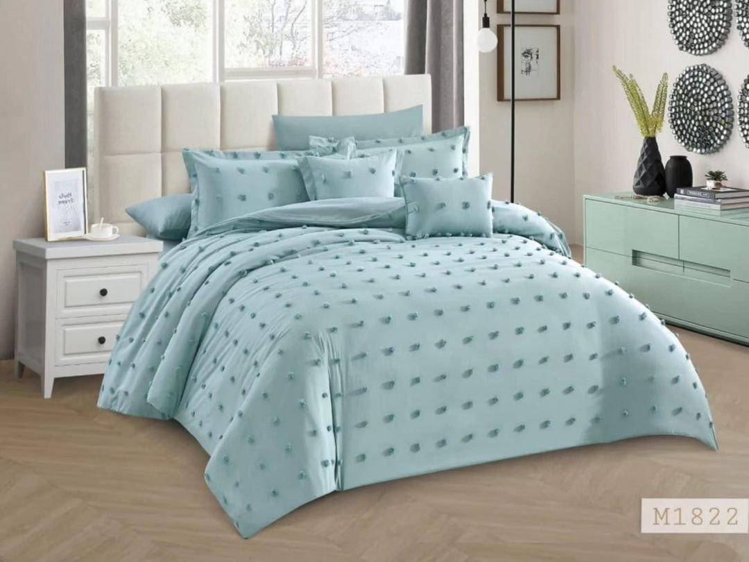 Luxury Tufted Comforter Bedding Set | - Elegant Households KE