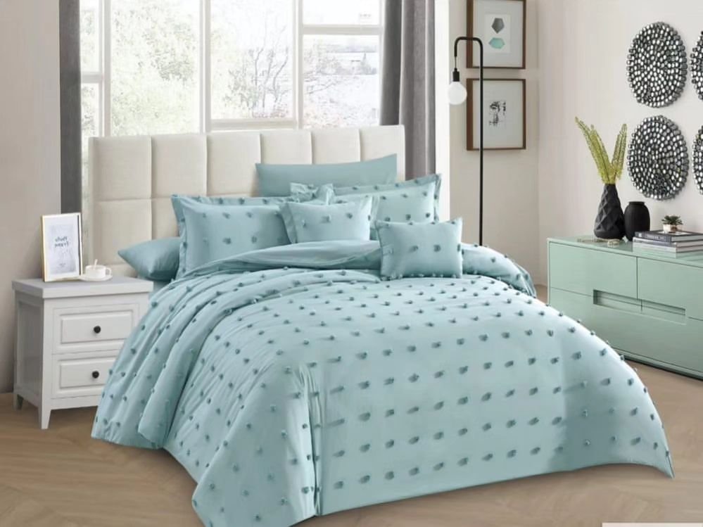 Luxury Tufted Comforter Bedding Set | - Elegant Households KE