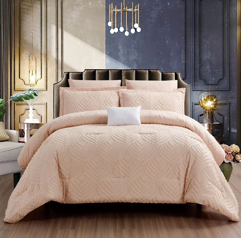 Luxury Tufted Comforter Bedding Set | - Elegant Households KE