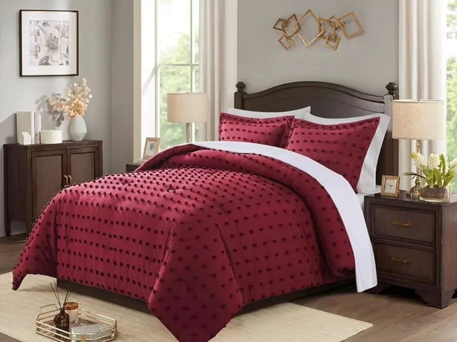 Luxury Tufted Comforter Bedding Set | - Elegant Households KE