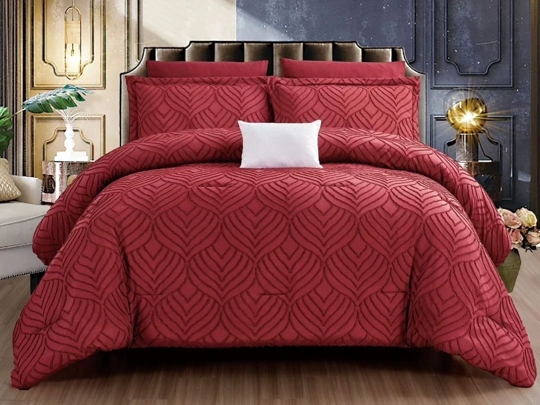 Luxury Tufted Comforter Bedding Set | - Elegant Households KE