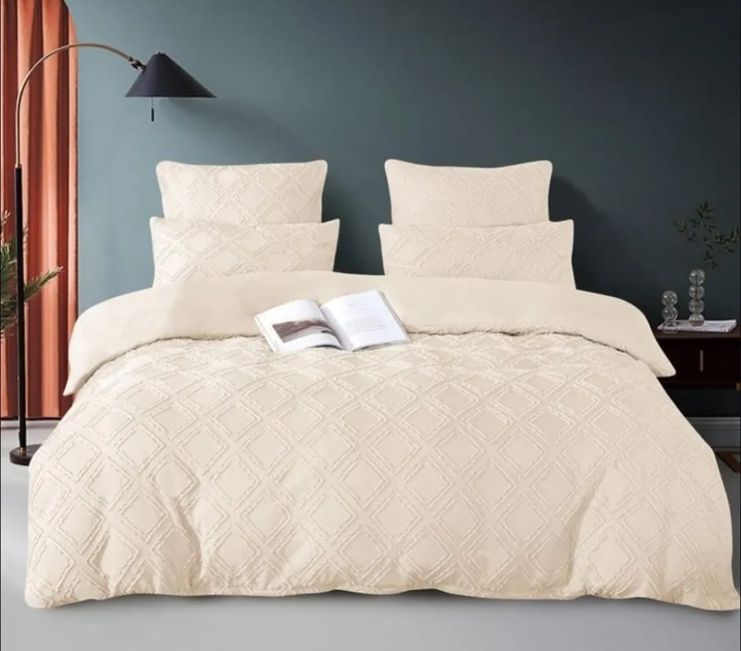 Luxury Tufted Wave Design Duvet cover set | - Elegant Households KE