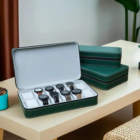 Luxury Watch Organizer – Elegant Dust - Free Storage Box for Men & Women | - Elegant Households KE