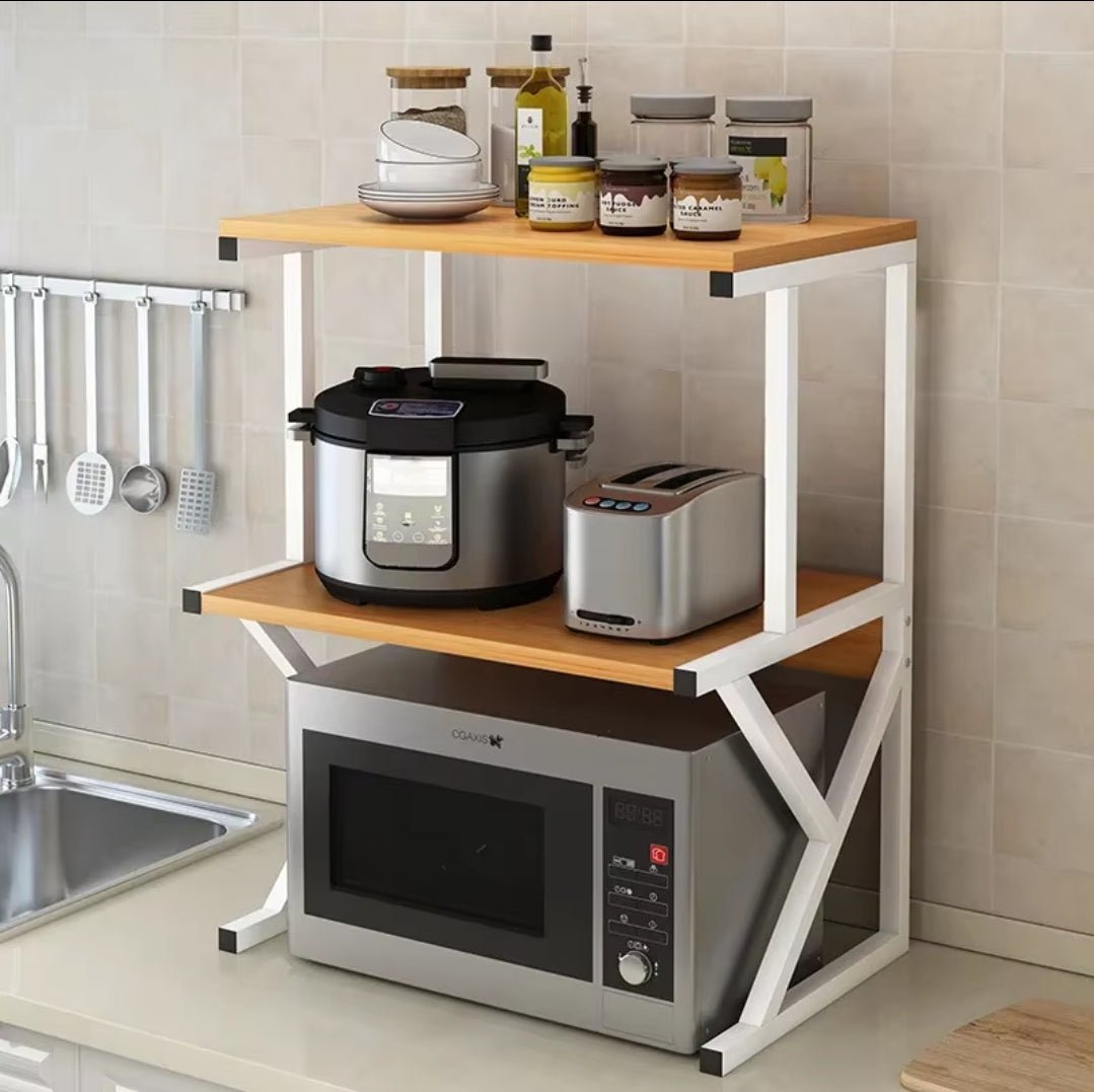 Microwave/ Oven Rack Organizer | - Elegant Households KE