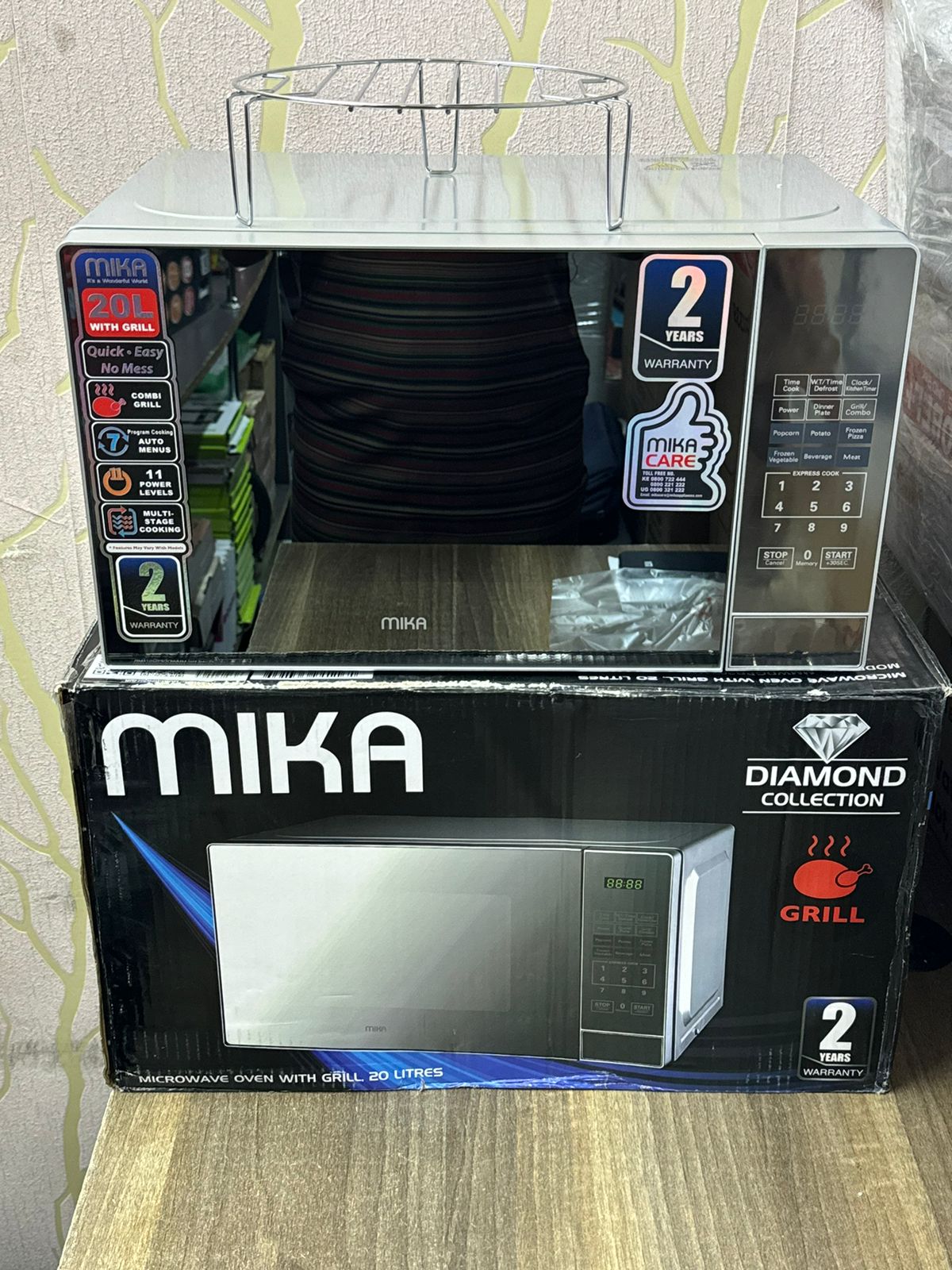MIKA Microwave Oven, 20L, Digital, With Grill | - Elegant Households KE