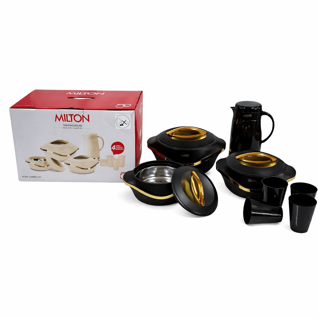 Milton Pearl Hot Pot Combo Set with Glasses | - Elegant Households KE