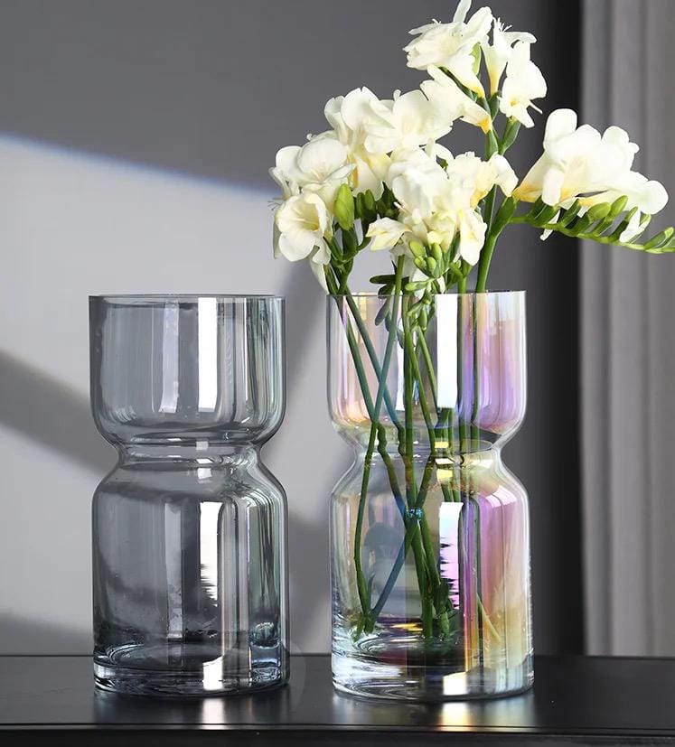 Modern creative dark glass vase | - Elegant Households KE