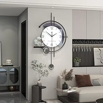Modern Swinging Wall Clock | - Elegant Households KE