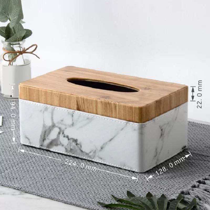 Moonhouse pu leather tissue | - Elegant Households KE
