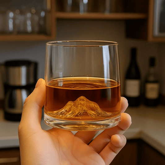 Mountain Shape Whiskey Glass Set of 6 – 230ml Creative Modern Premium Whiskey Glass Cups | - Elegant Households KE