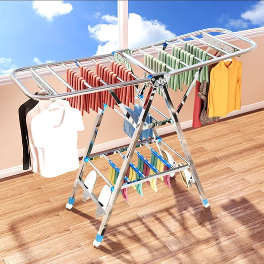 Movable Foldable/Portable LAUNDRY DRYING RACK | - Elegant Households KE