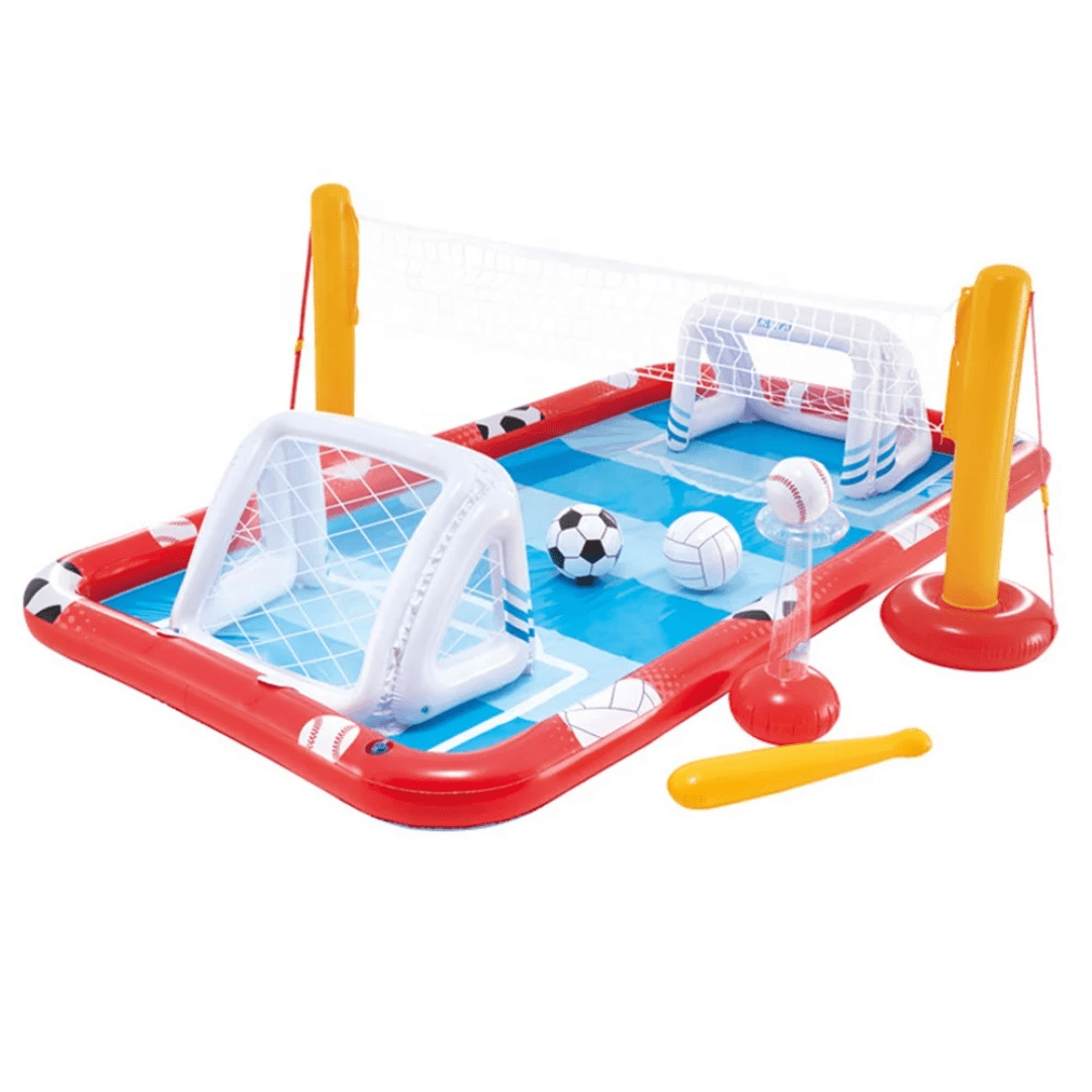 Multi - Sport Inflatable Splash Pool for Kids Outdoor Fun | - Elegant Households KE