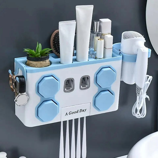 Multifunction Toothpaste Dispenser organizer | - Elegant Households KE