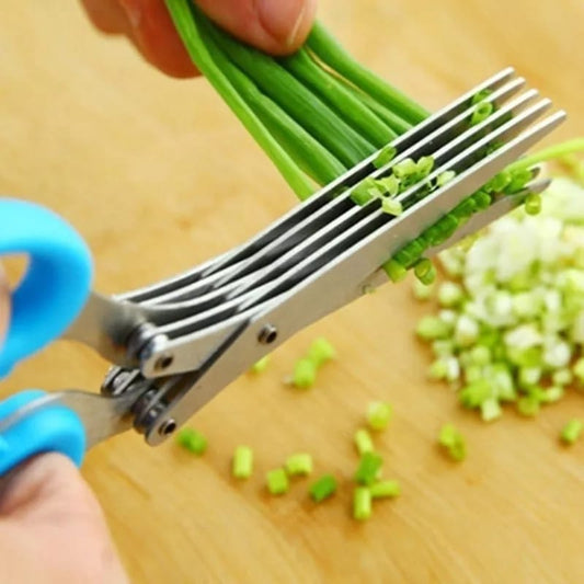 Multifunctional 5 layer herb scissors | - Elegant Households KE