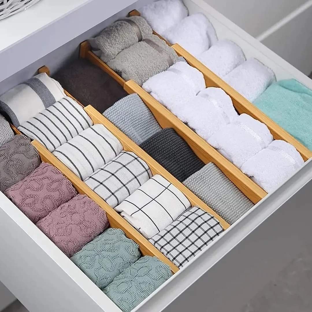 Multifunctional Bamboo drawer Dividers | - Elegant Households KE