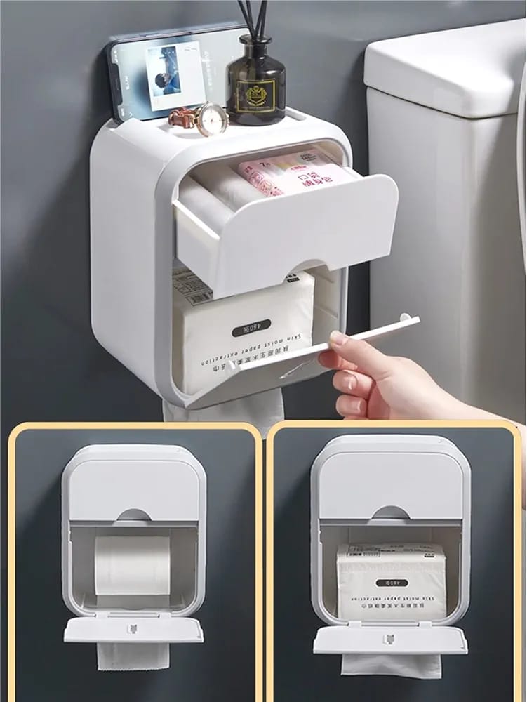 Tissue Box Price in Kenya – Multifunctional Wall Mounted Tissue Holder