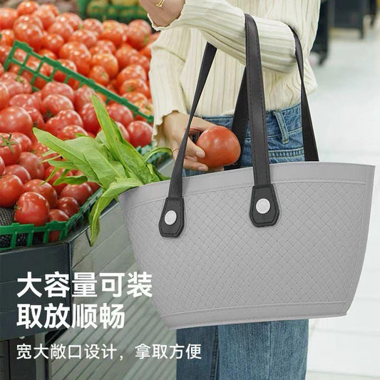 Multipurpose Basket - with straps for shopping/organizer/car - boot/laundry | - Elegant Households KE