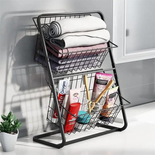 multipurpose organizer/storage rack | - Elegant Households KE