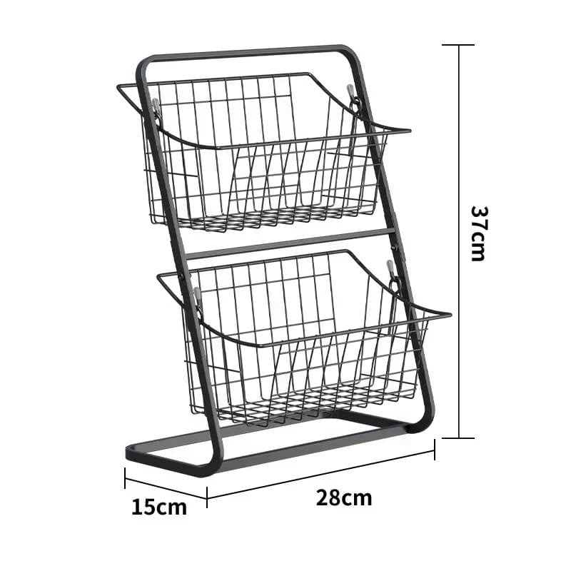 multipurpose organizer/storage rack | - Elegant Households KE