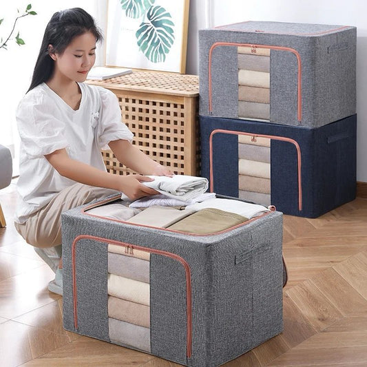 Multipurpose Oxford Storage Box Organizer | - Elegant Households KE