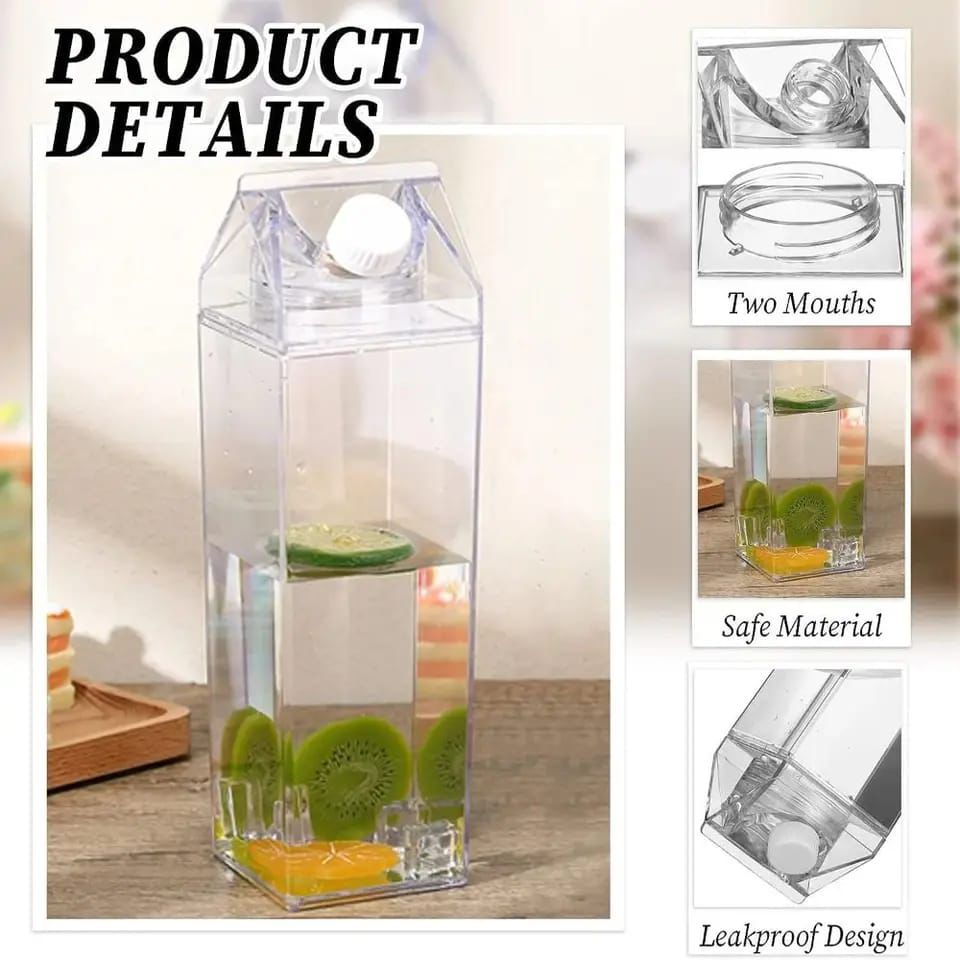 Multipurpose space saver milk//water//special beverages bottle | - Elegant Households KE
