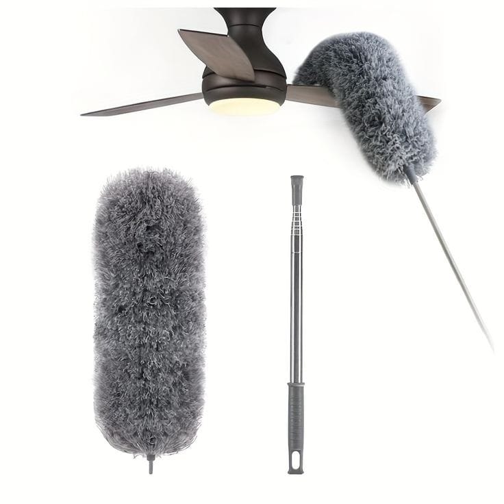 Multipurpose telescopic/adjustable microfiber cleaner | - Elegant Households KE