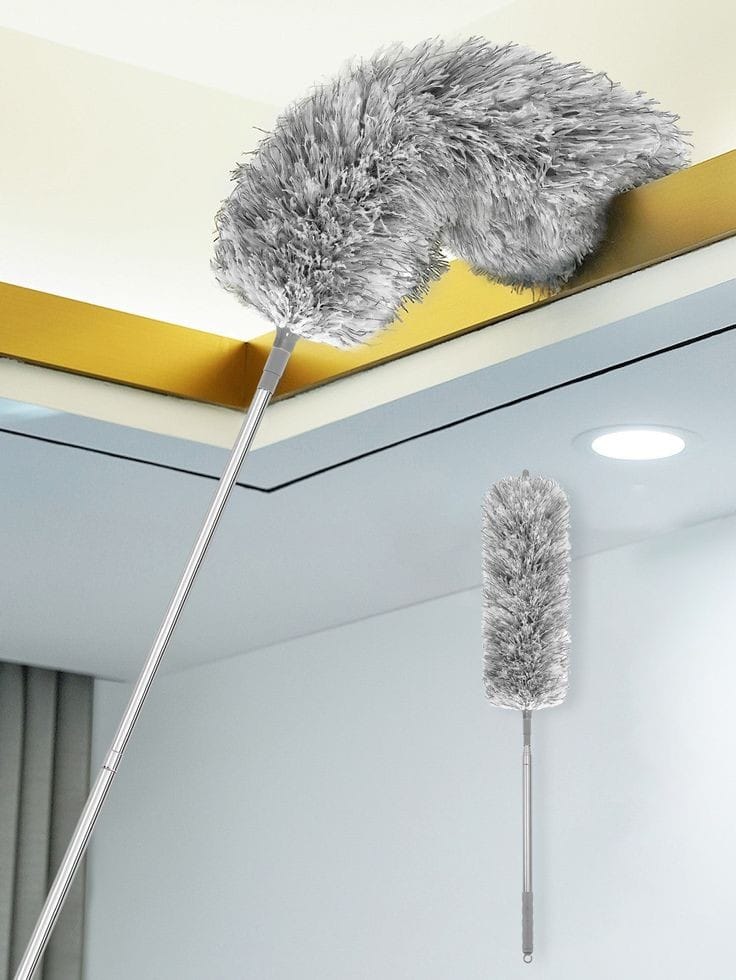 Multipurpose telescopic/adjustable microfiber cleaner | - Elegant Households KE