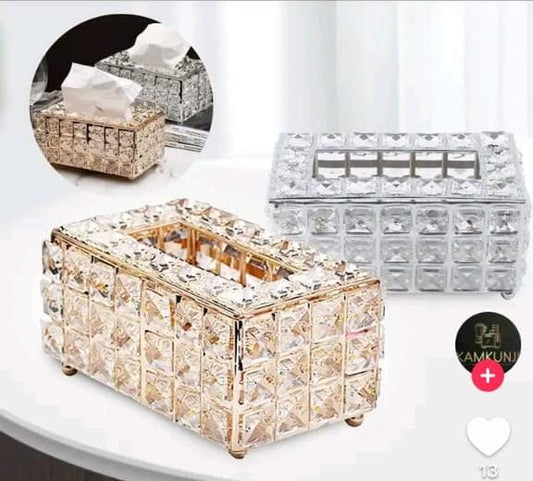 Napkin holder Gold/silver | - Elegant Households KE