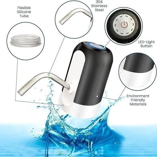 Narrow Spout Automatic Rechargable Water Dispenser | - Elegant Households KE