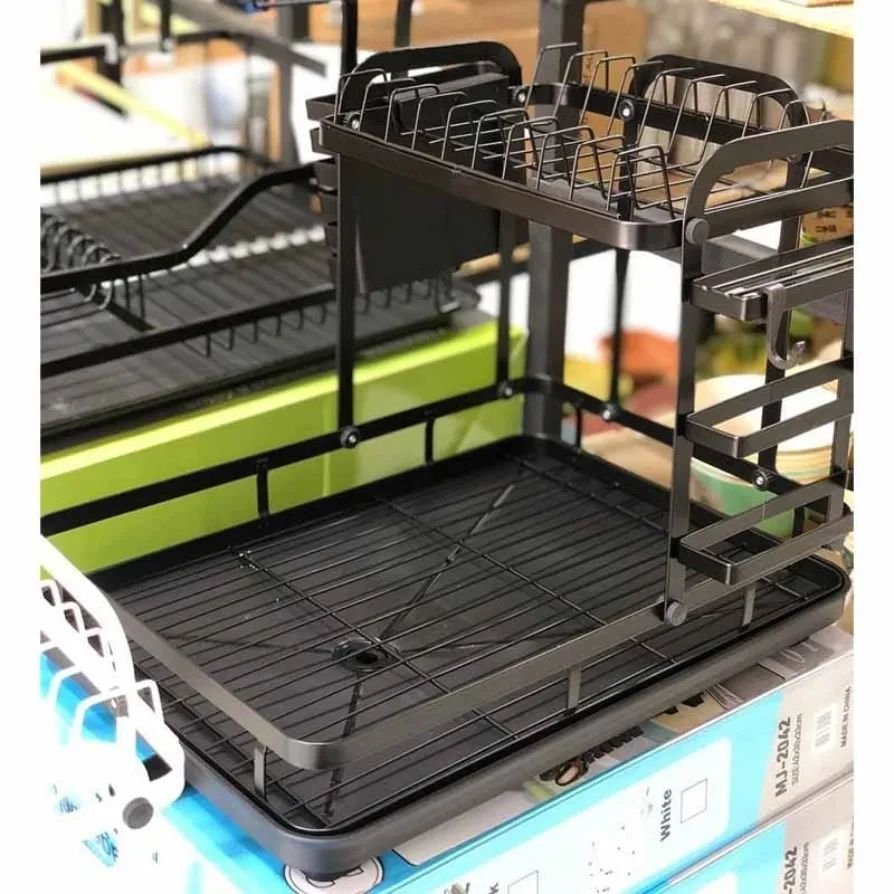 New Advanced 3 - Layer Dish Rack | - Elegant Households KE