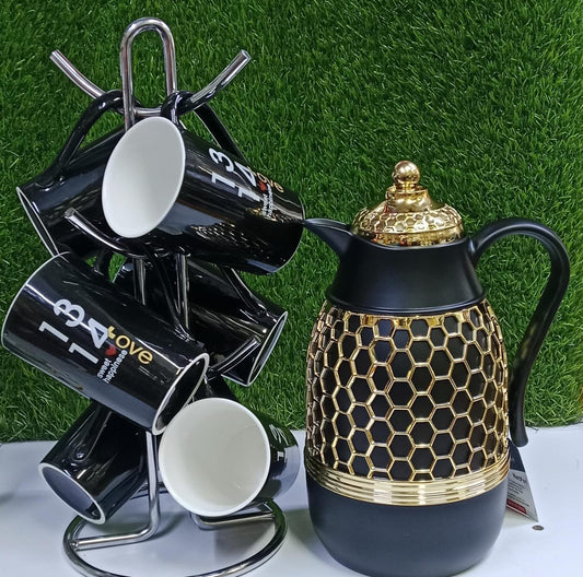 New model Tea set black | - Elegant Households KE