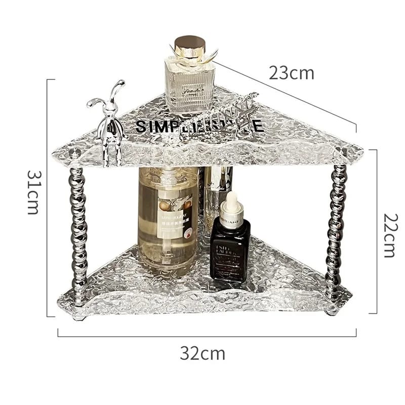 Non Punching Triangular Storage Rack | - Elegant Households KE