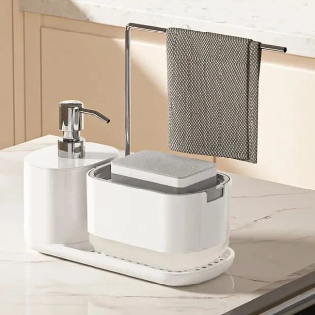 Nordic Classy Soap Holder and Dispenser | - Elegant Households KE