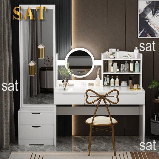 Nordic full body mirror dressing table | - Elegant Households KE