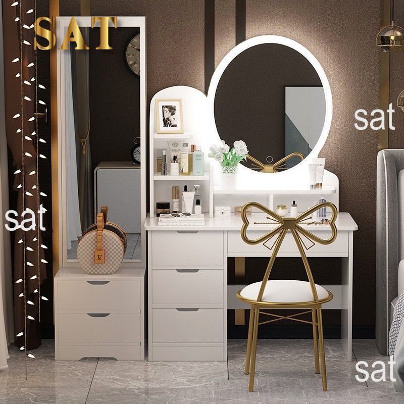 Nordic full body mirror dressing table | - Elegant Households KE
