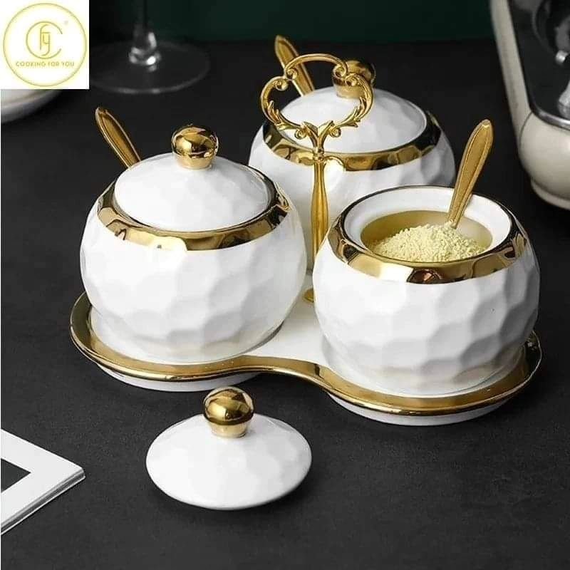 Nordic Round Sugar/Spice Holder | - Elegant Households KE