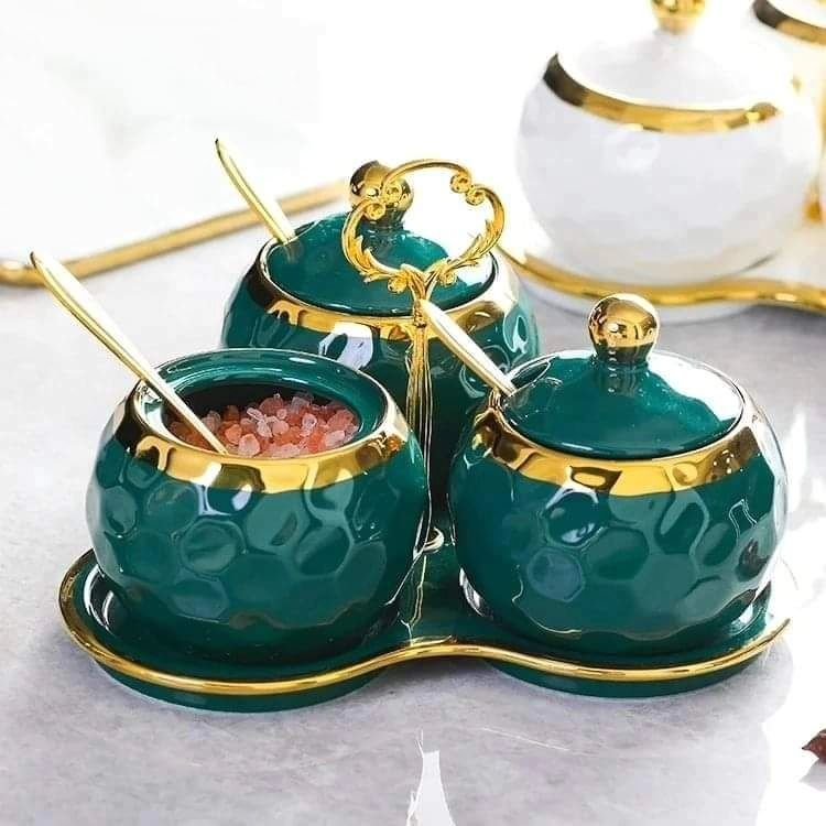 Nordic Round Sugar/Spice Holder | - Elegant Households KE