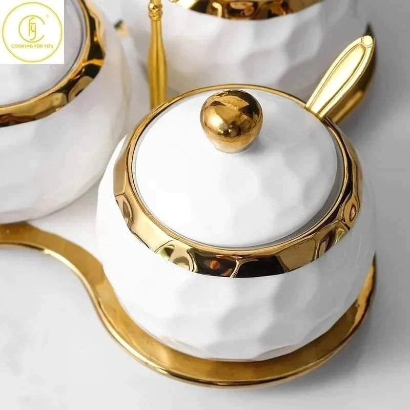 Nordic Round Sugar/Spice Holder | - Elegant Households KE