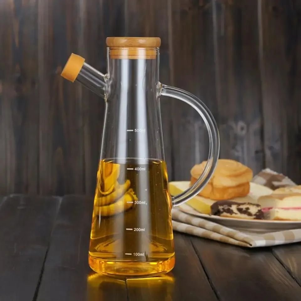 Oil Jar with Bamboo Lid | - Elegant Households KE