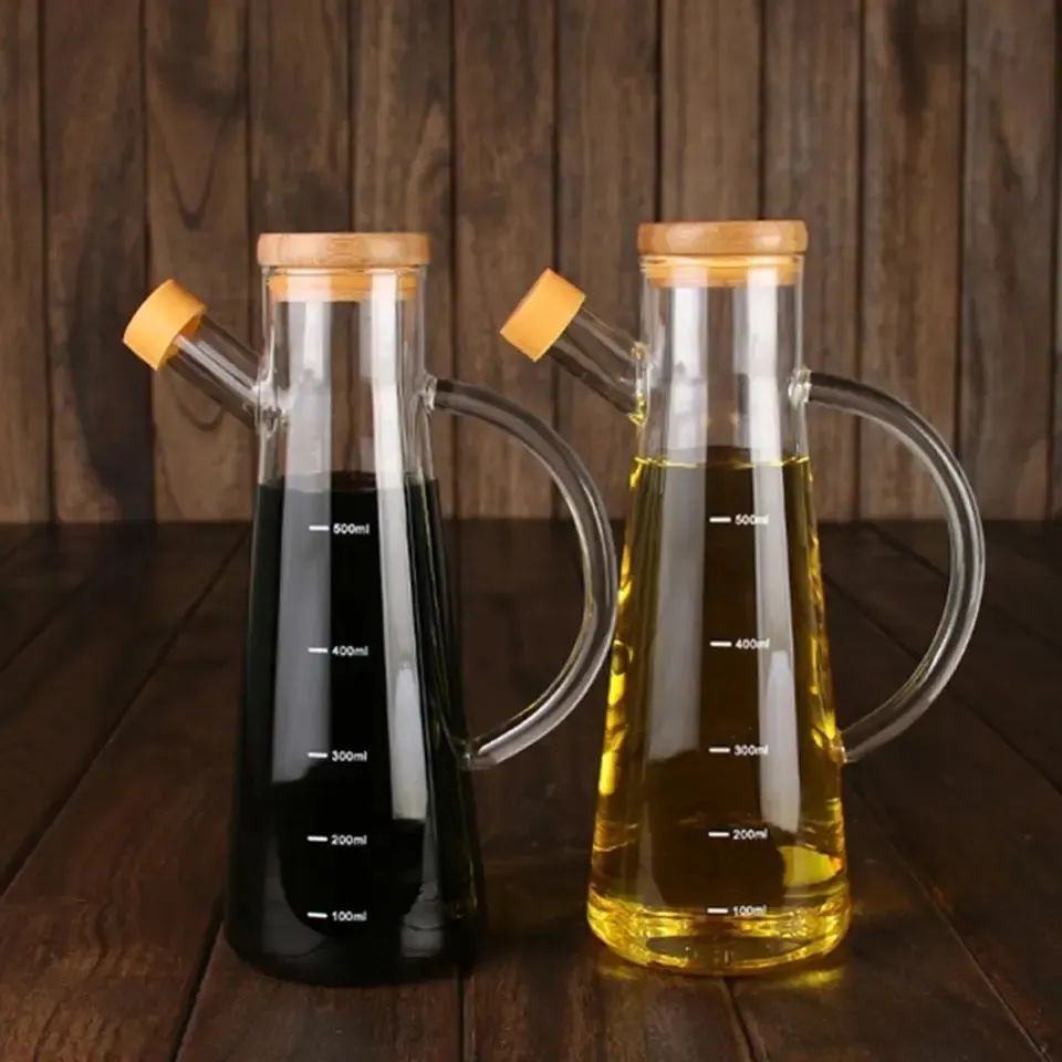 Oil Jar with Bamboo Lid | - Elegant Households KE
