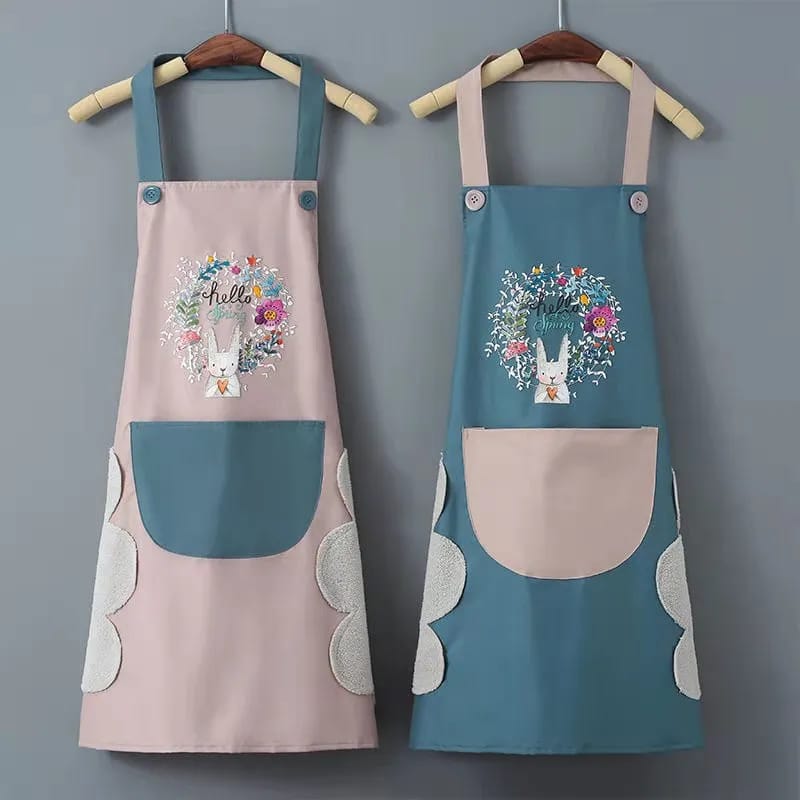 Oil - proof Waterproof Cartoon Apron | - Elegant Households KE