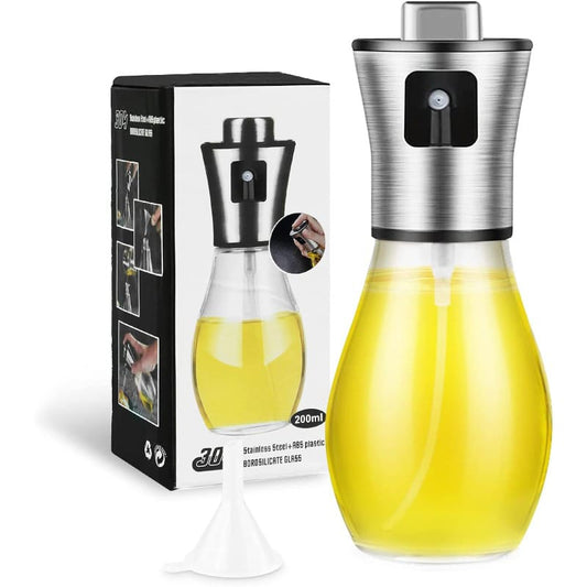 Oil Bottle Spray - Reusable Stainless Steel Oil Spray Bottle for Cooking