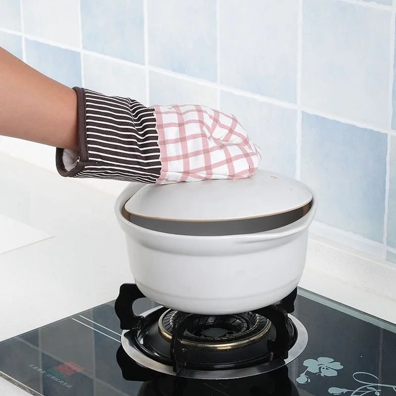 Oven Gloves – Heat Resistant Cotton Kitchen Gloves