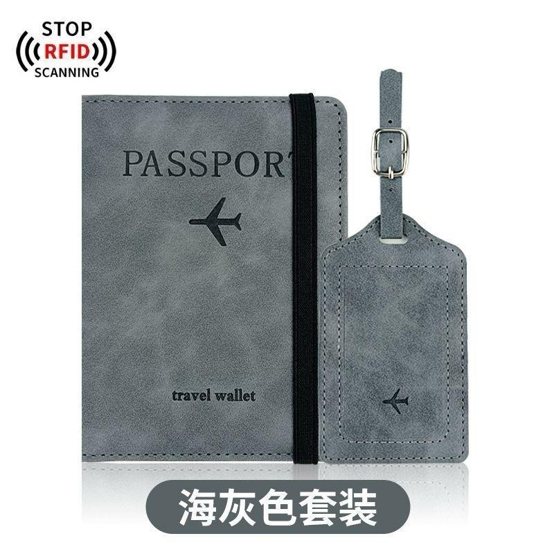 Passport Holder,Passport Cover with RFID Blocker Plus Suitcase Tag | - Elegant Households KE