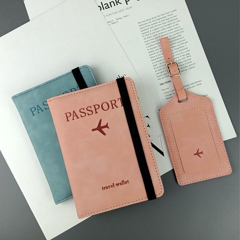 Passport Holder,Passport Cover with RFID Blocker Plus Suitcase Tag | - Elegant Households KE