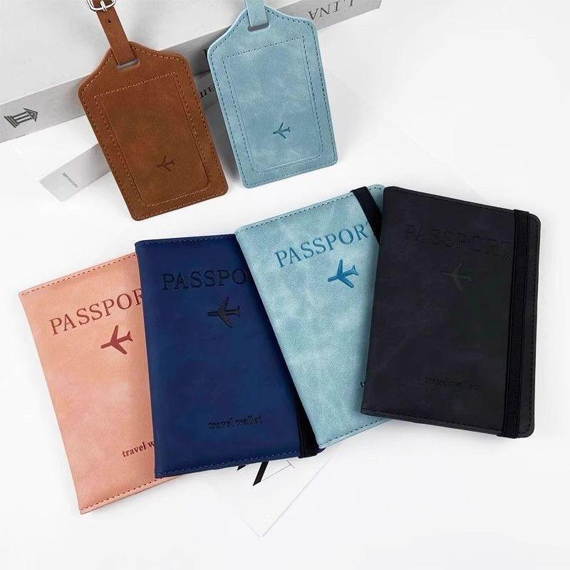 Passport Holder,Passport Cover with RFID Blocker Plus Suitcase Tag | - Elegant Households KE